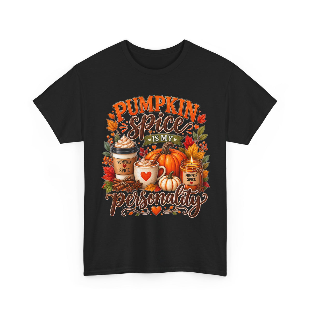 Pumpkin Spice Tee — "Pumpkin Spice Is My Personality" Fall T-Shirt