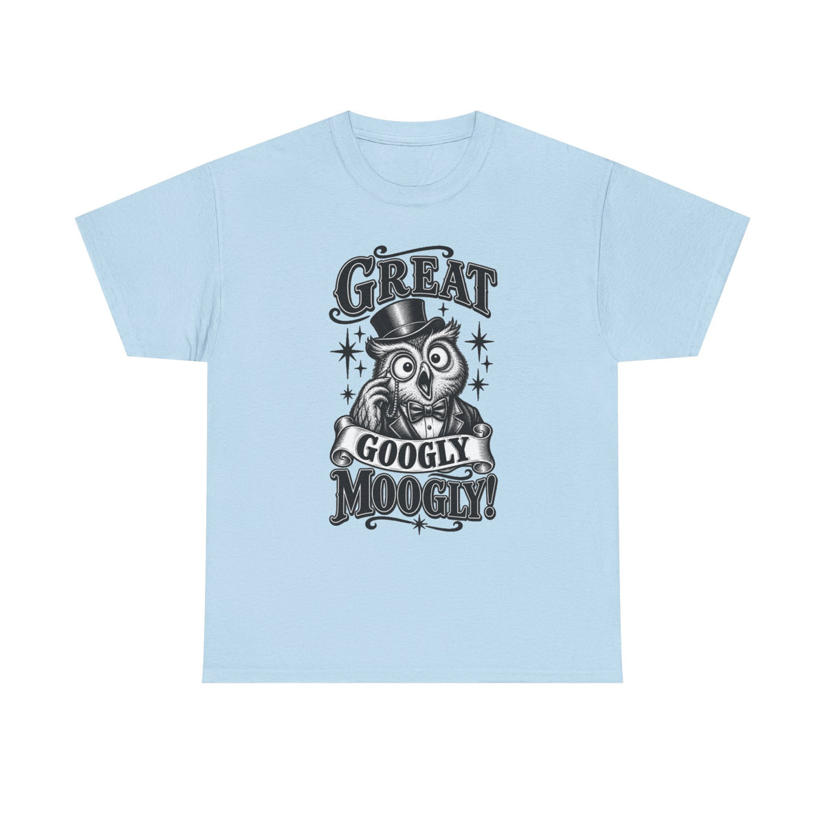 T-Shirt — Vintage Owl 'Great Googly Moogly!' Graphic Tee