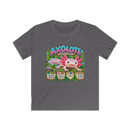 Kids Axolotl Tee — Cute Pink Axolotl Graphic Shirt for Children