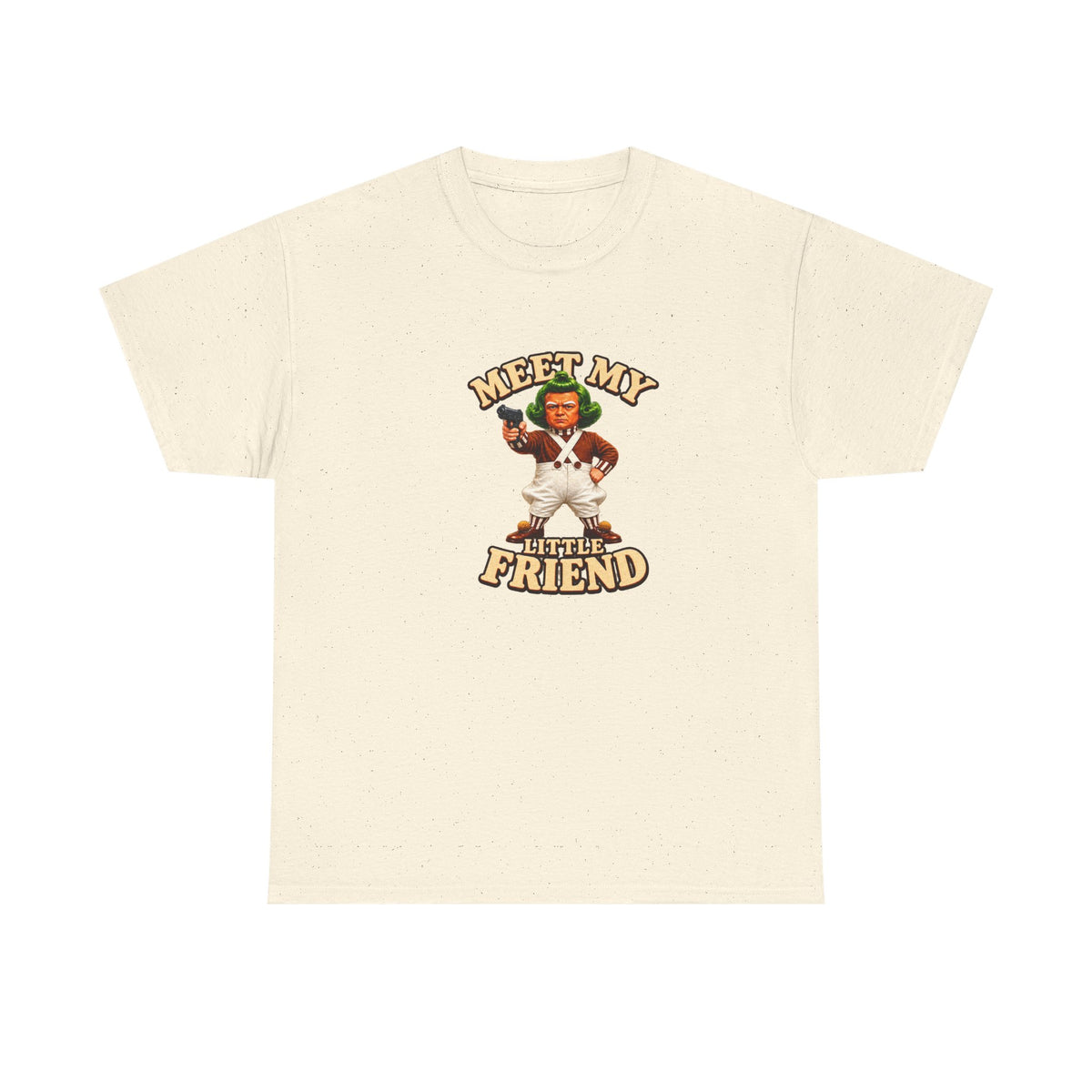 Meet My Little Friend T-Shirt — Retro Cute Character Tee