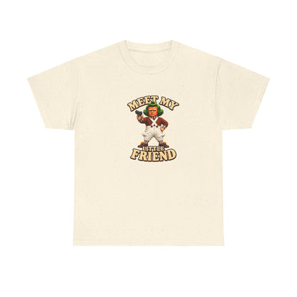 Meet My Little Friend T-Shirt — Retro Cute Character Tee
