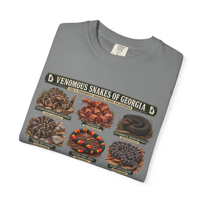 Venomous Snakes of Georgia T-shirt | Snake Identification Chart