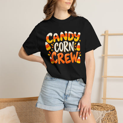 Candy Corn Crew T-Shirt — Cute Halloween Graphic Tee