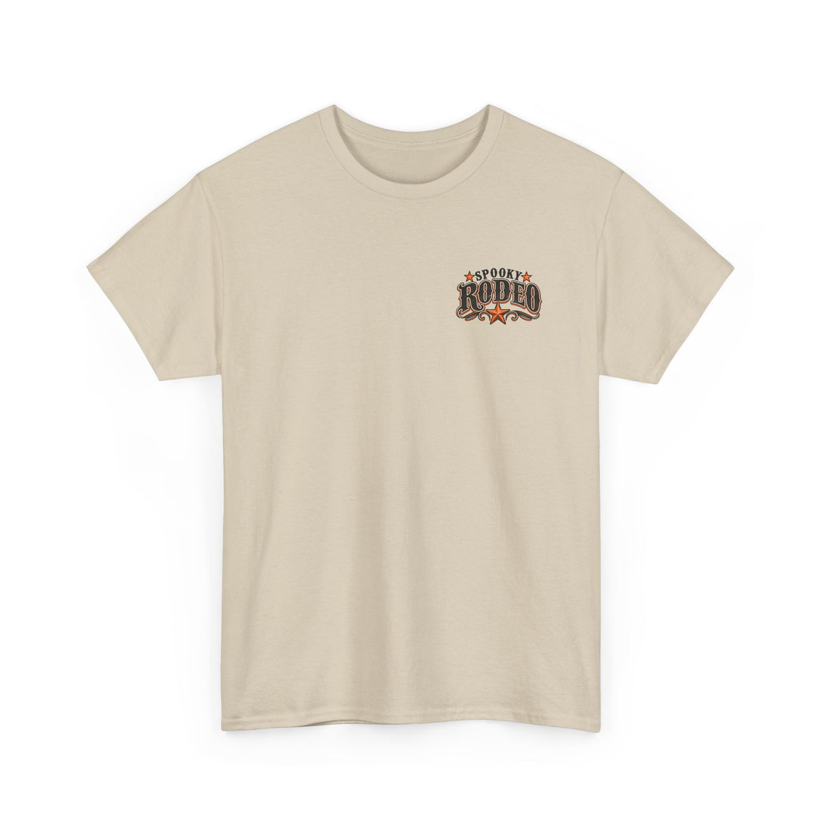 Spooky Rodeo Tee — Halloween Western Skull & Sunflower Graphic T-Shirt