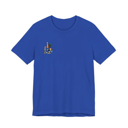 Dockside Sunset Tee — Tropical Marina Graphic T-Shirt