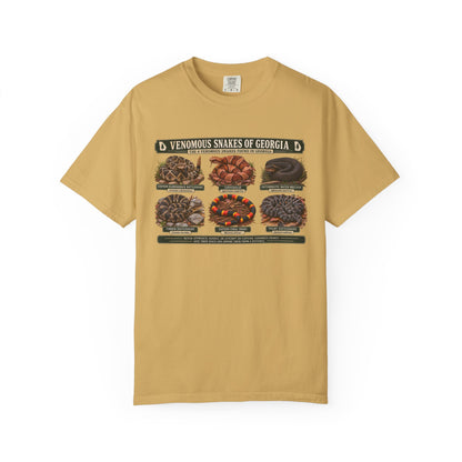 Venomous Snakes of Georgia T-shirt | Snake Identification Chart