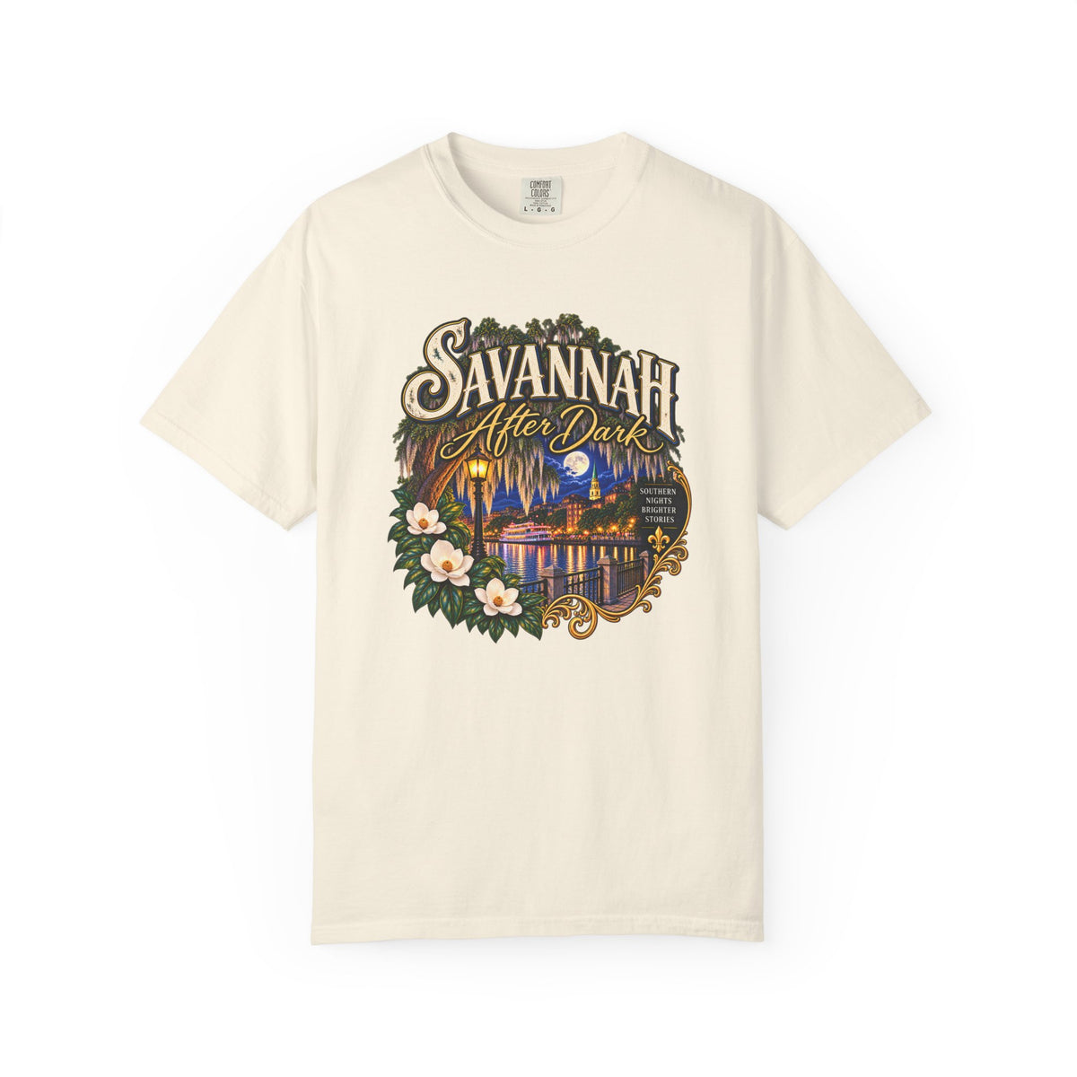 Savannah After Dark T-Shirt — Nightscape Souvenir Tee