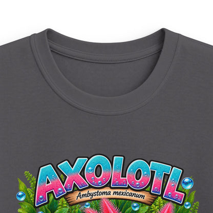 Kids Axolotl Tee — Cute Pink Axolotl Graphic Shirt for Children