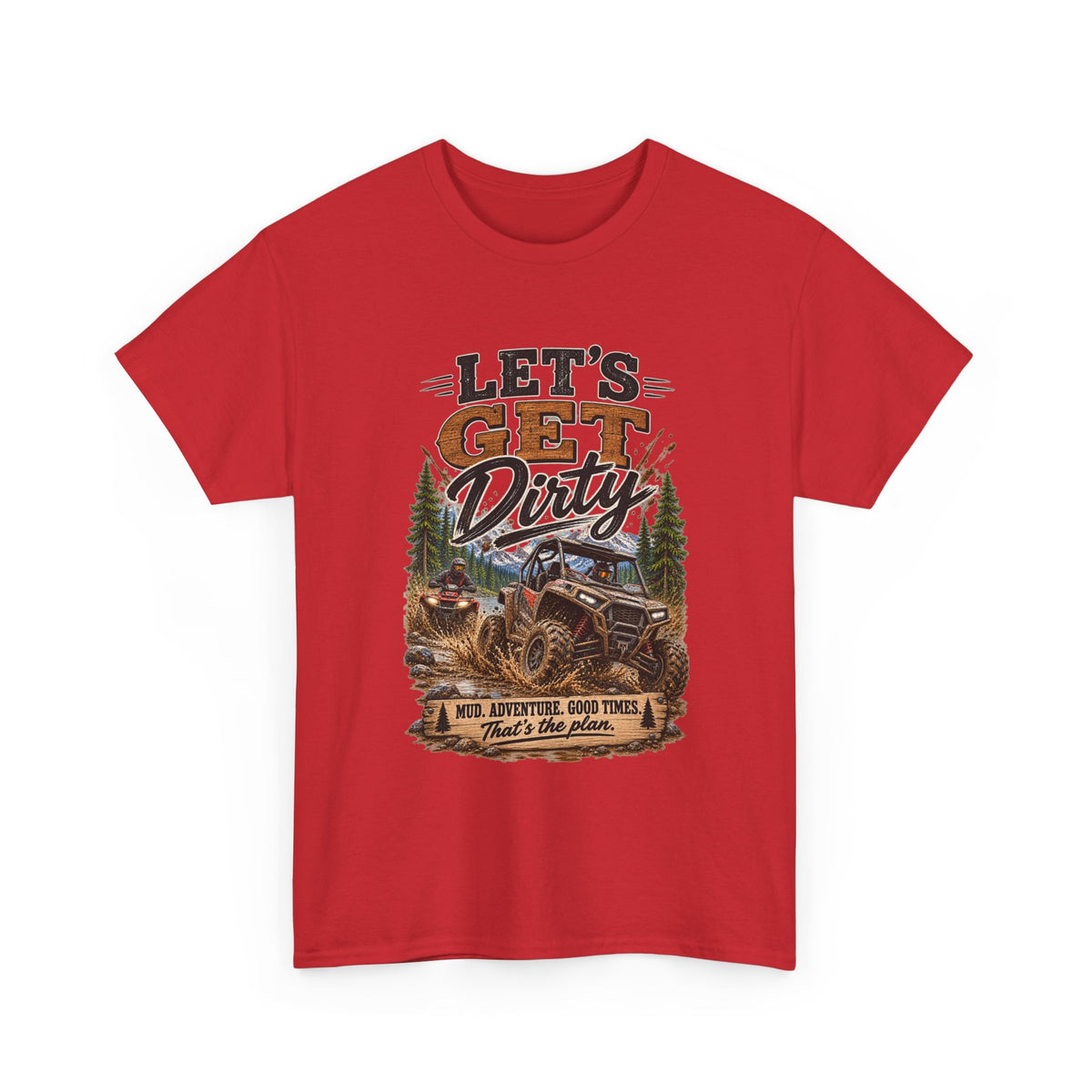 Let’s Get Dirty Off-Road T-Shirt – Mud Adventure Jeep Tee