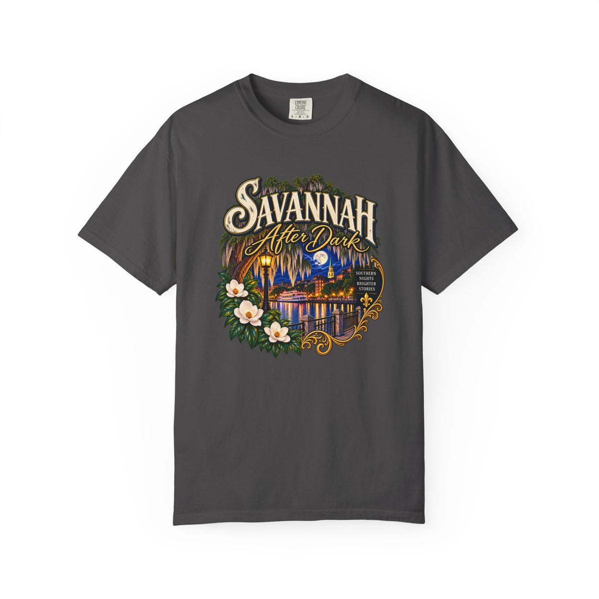 Savannah After Dark T-Shirt — Nightscape Souvenir Tee
