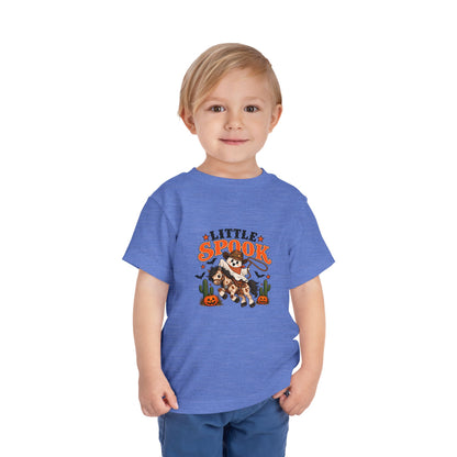 Toddler Tee — "Little Spook" Halloween Puppy Costume Shirt