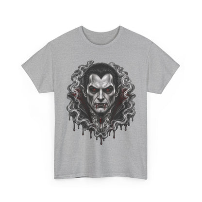 Vampire Face Graphic Tee — Gothic Horror Dracula T-Shirt