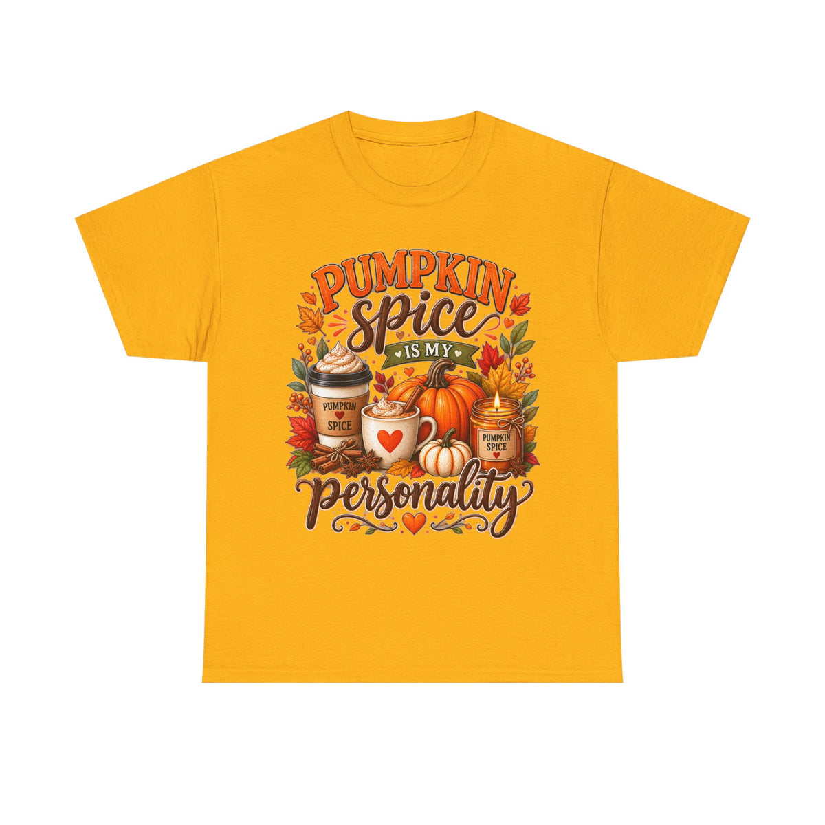Pumpkin Spice Tee — "Pumpkin Spice Is My Personality" Fall T-Shirt