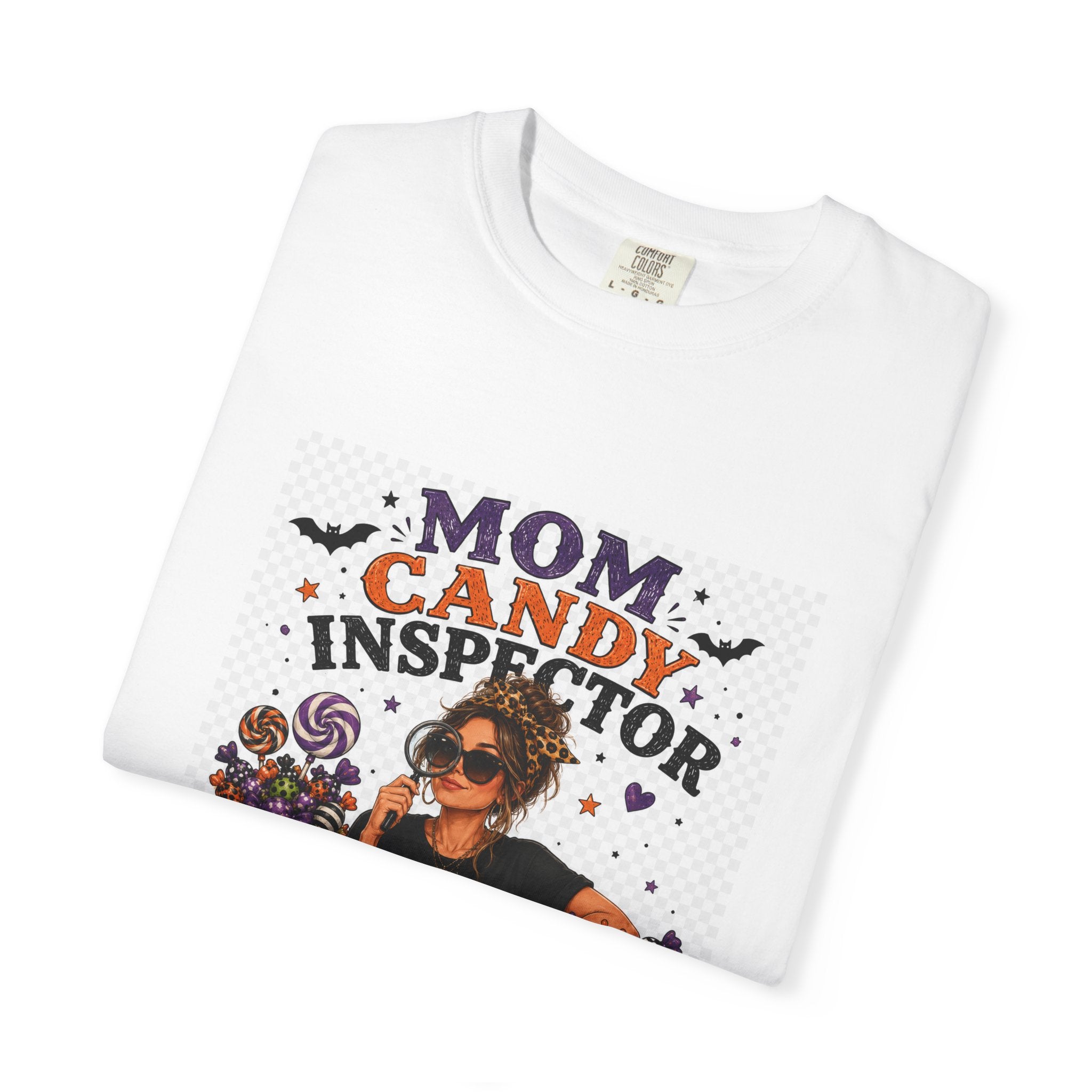 Mom Candy Inspector T-shirt | Halloween Mom Costume Tee, Trick or Treat Shirt