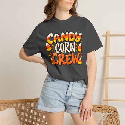 Candy Corn Crew T-Shirt — Cute Halloween Graphic Tee