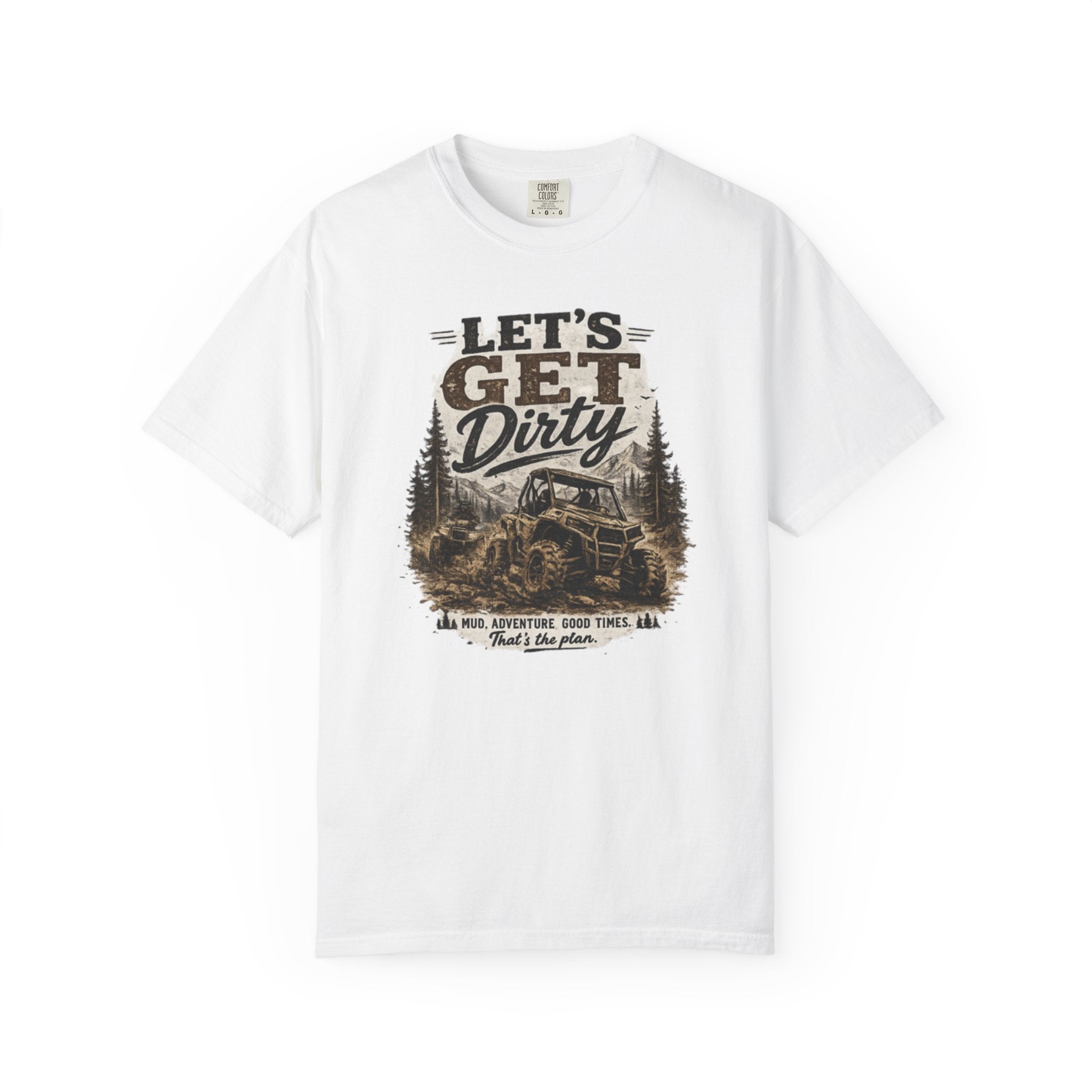 Let's Get Dirty Off-Road T-Shirt – Adventure Truck 4x4 Graphic Tee