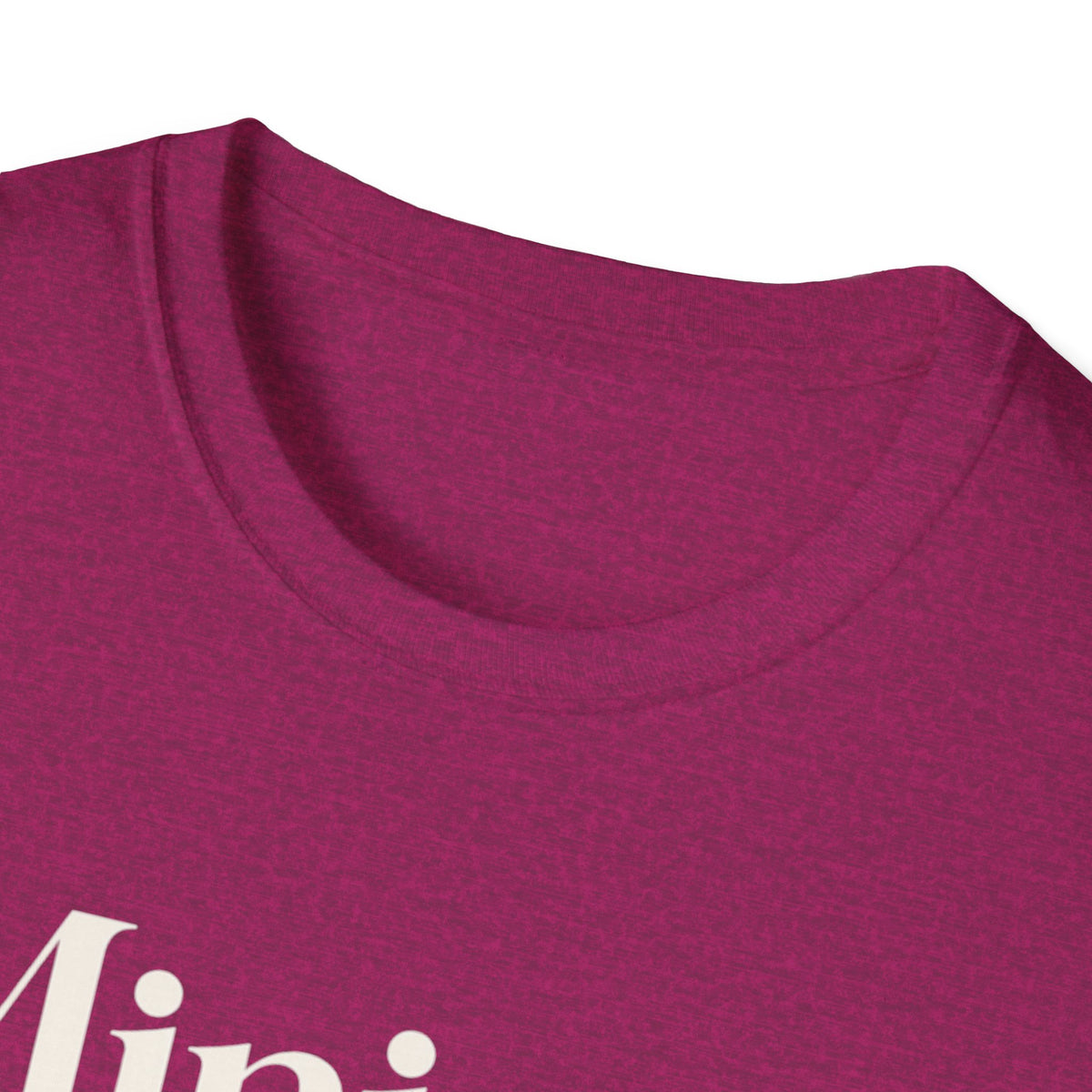 Minimal Effort T-Shirt — Subtle Pastel Text Casual Tee