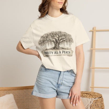 Pretty As A Peach T-Shirt — Southern Oak Vintage Graphic Tee
