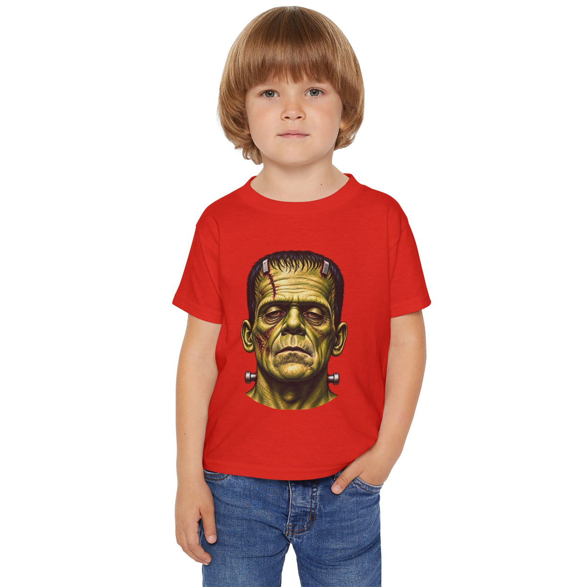 Frankenstein Monster Toddler T-Shirt – Cute Classic Halloween Costume Tee