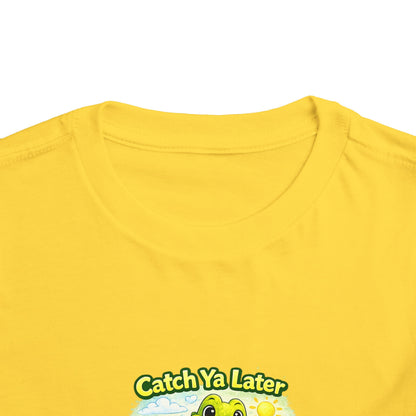 Toddler Tee - "Catch Ya Later Alligator" Cute Cartoon Alligator Kids Shirt