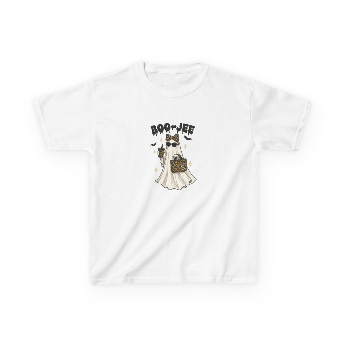 Kids Halloween 'Boo-Jee' Ghost Costume T‑Shirt — Cute Trick-or-Treat Tee