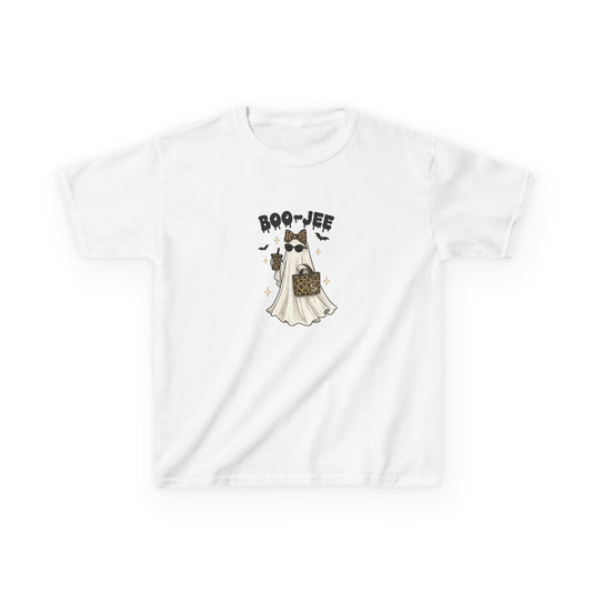 Kids Halloween 'Boo-Jee' Ghost Costume T‑Shirt — Cute Trick-or-Treat Tee