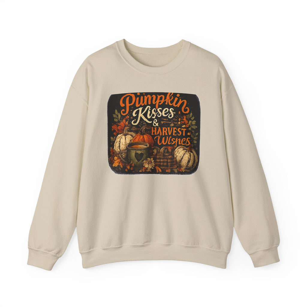 Pumpkin Kisses & Harvest Wishes Crewneck Sweatshirt