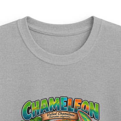 Kids Chameleon T‑Shirt — Colorful Tropical Reptile Graphic Tee