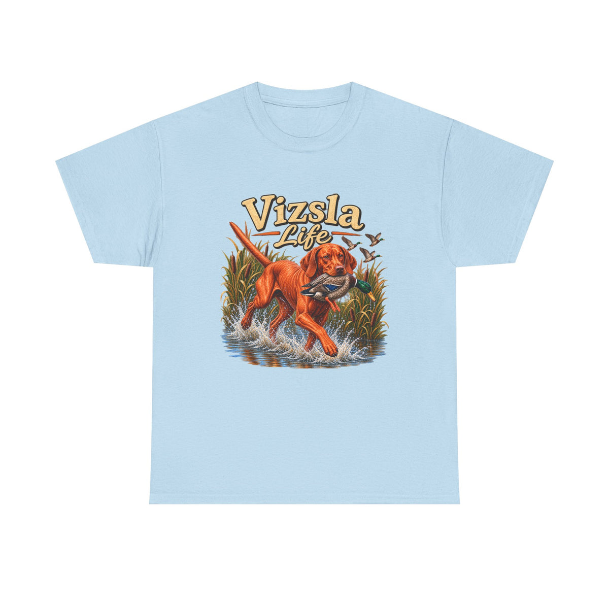 Vizsla Life T-Shirt — Vintage Retriever Graphic Tee for Dog Lovers
