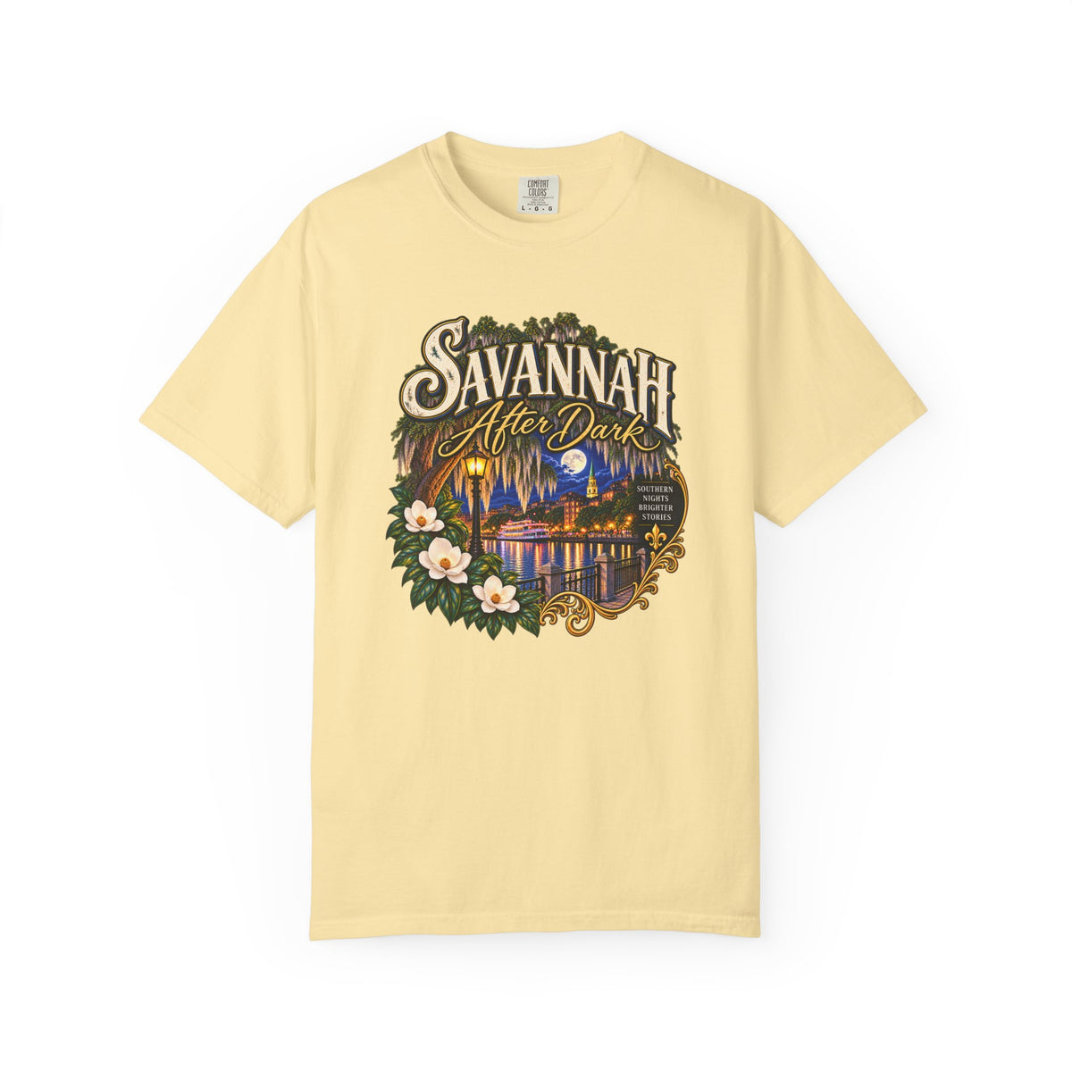 Savannah After Dark T-Shirt — Nightscape Souvenir Tee