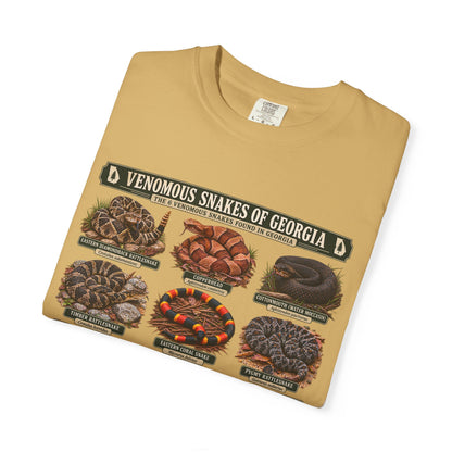 Venomous Snakes of Georgia T-shirt | Snake Identification Chart