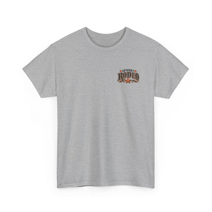 Spooky Rodeo Tee — Halloween Western Skull & Sunflower Graphic T-Shirt