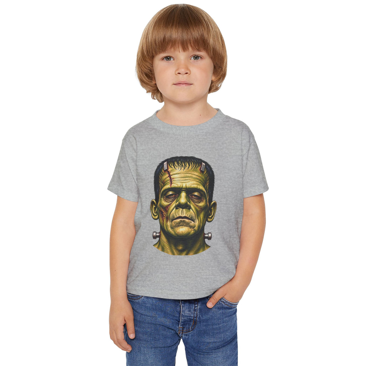 Frankenstein Monster Toddler T-Shirt – Cute Classic Halloween Costume Tee
