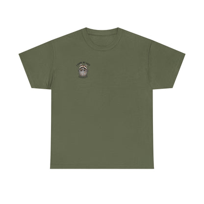 Camping Humor T‑Shirt — “Most Common Shit” Outdoor Checklist Tee