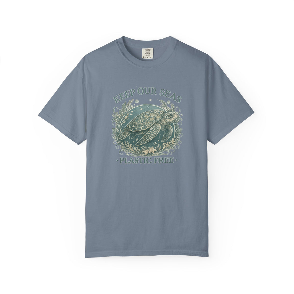 Keep Our Seas Plastic Free Sea Turtle T-Shirt