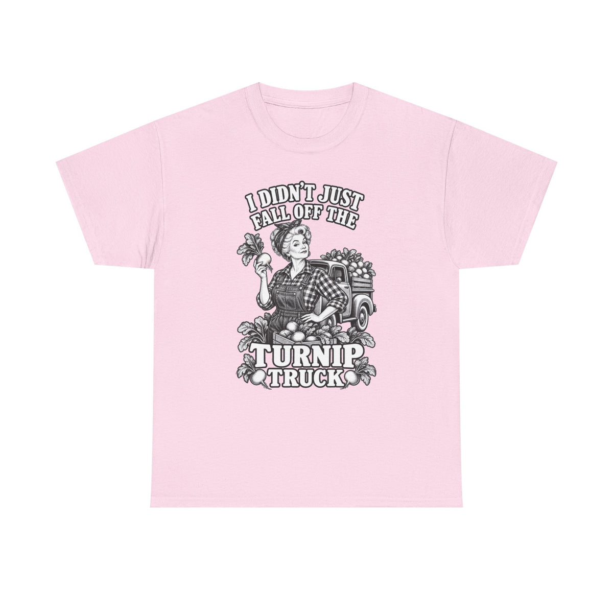 Turnip Truck Vintage Farm T-Shirt — "I Didn't Just Fall Off the Turnip Truck" Graphic Tee