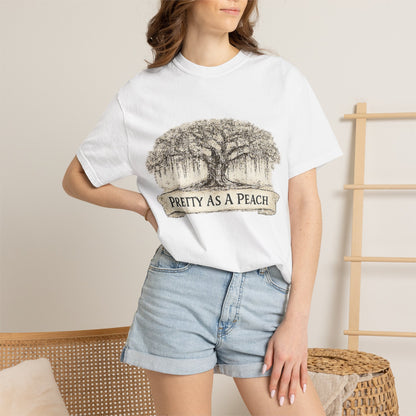Pretty As A Peach T-Shirt — Southern Oak Vintage Graphic Tee