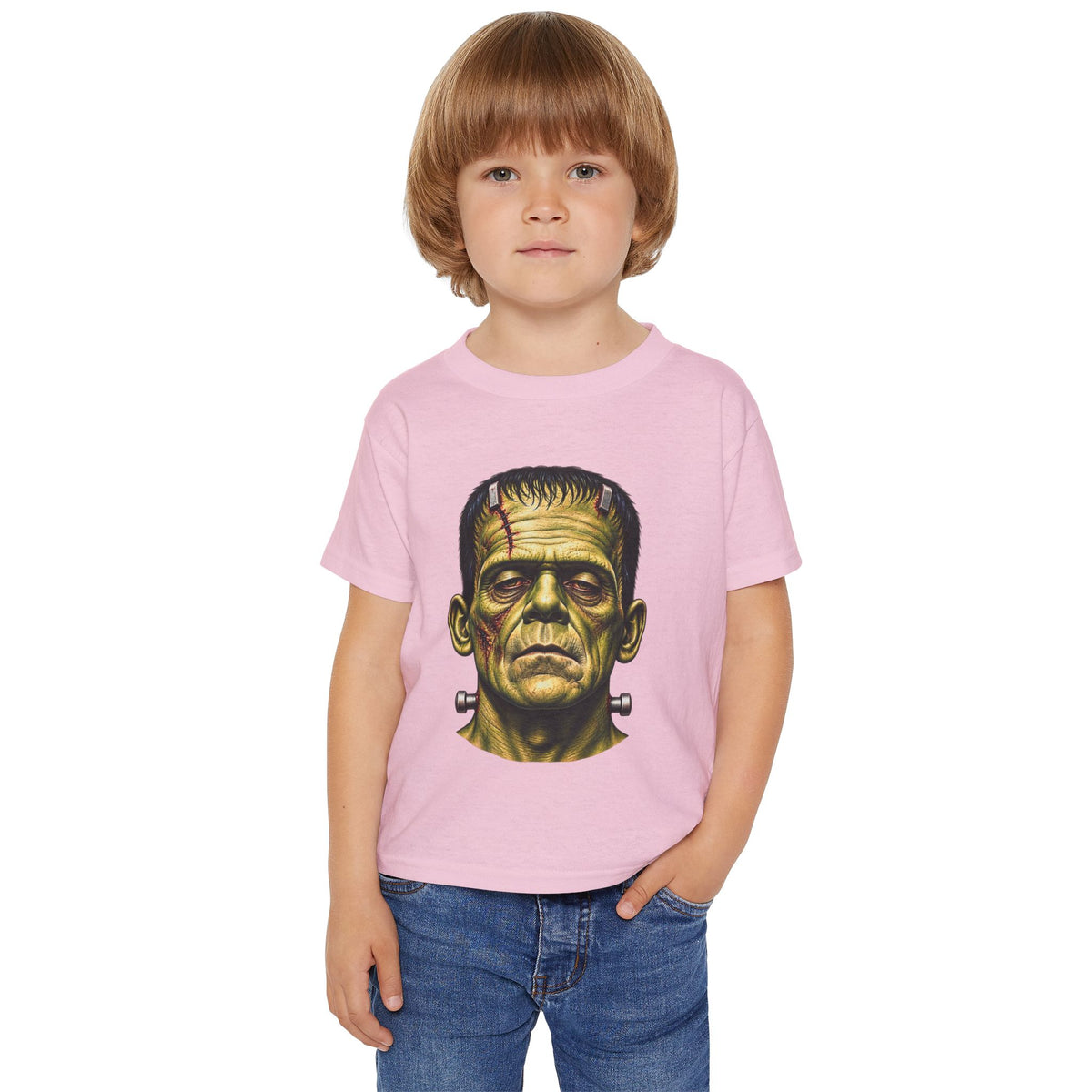 Frankenstein Monster Toddler T-Shirt – Cute Classic Halloween Costume Tee