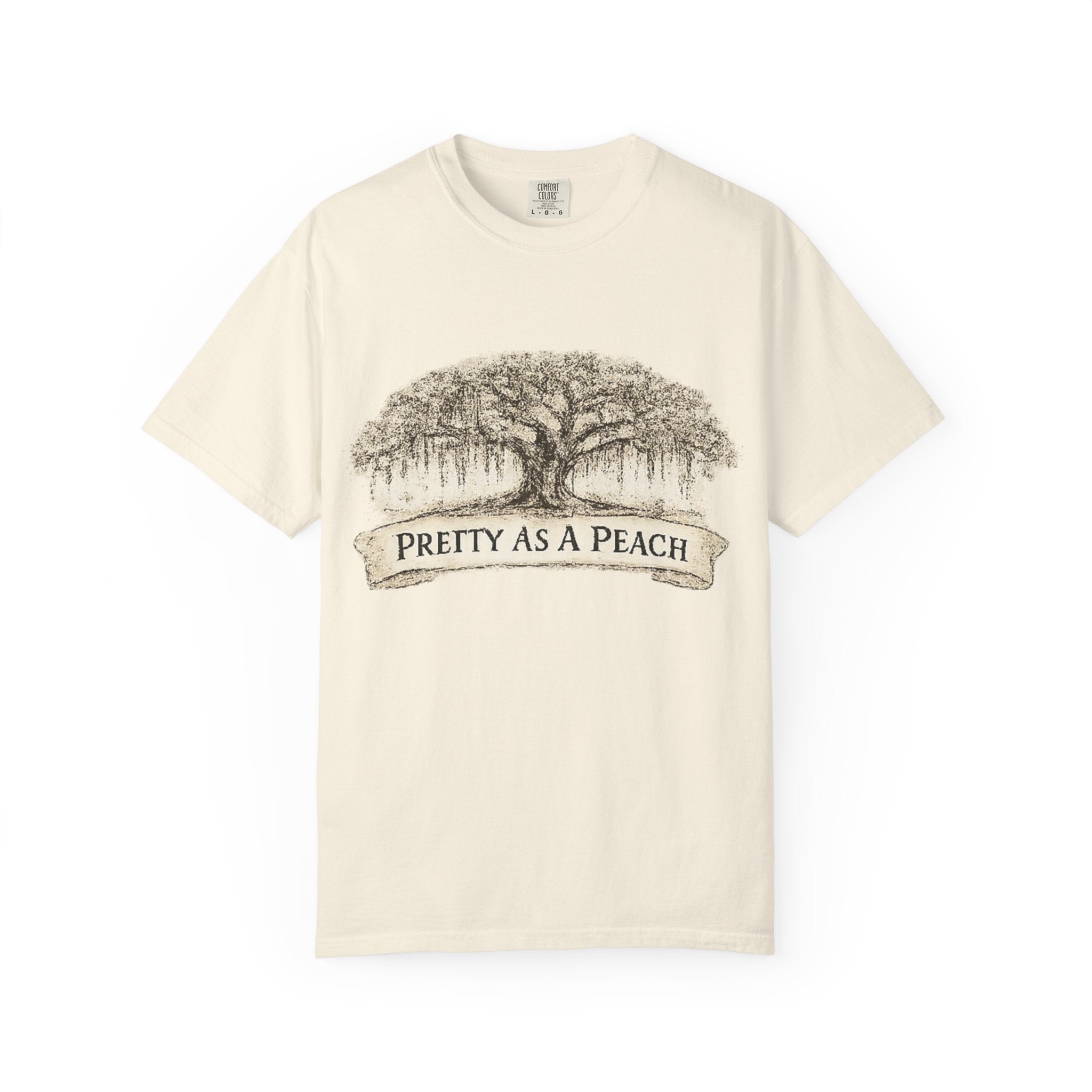 Pretty As A Peach T-Shirt — Southern Oak Vintage Graphic Tee