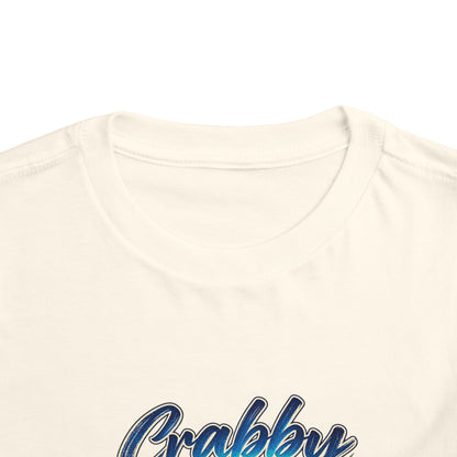 Crabby But Cute Toddler Tee – Cute Beach Crab Graphic Shirt for Kids