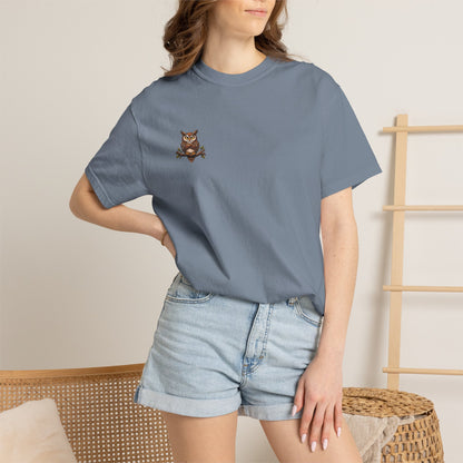 I Don’t Give a Hoot Owl T-Shirt — Funny Autumn Woodland Graphic Tee