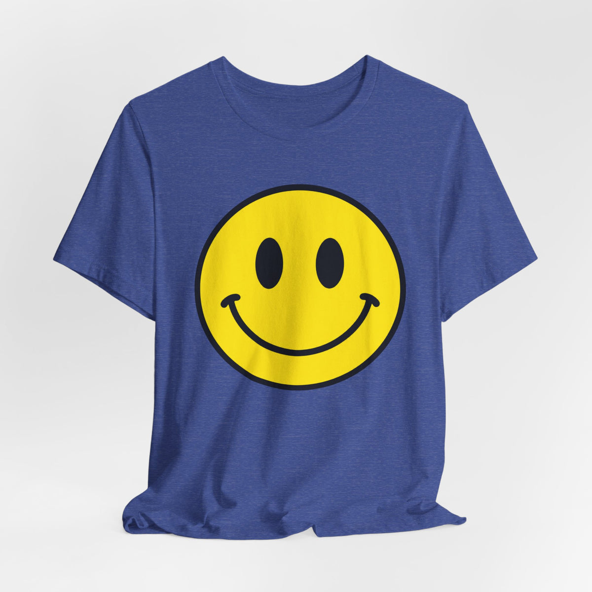 Smiley Face Graphic Tee — Retro Yellow Happy Face T‑Shirt