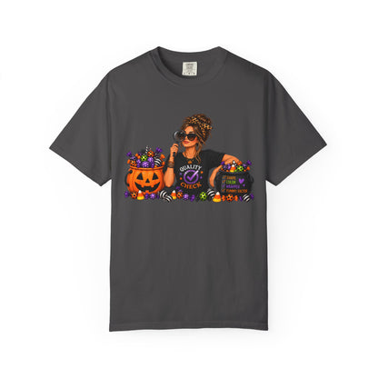 Mom Candy Inspector T-Shirt — Funny Halloween Trick-or-Treat Mom Tee