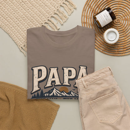 Papa T-Shirt — "Papa The Man The Myth The Legend" Vintage Dad Tee