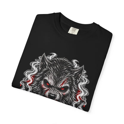 Wolf Head Graphic T-Shirt — Bloody Howl Horror Tee