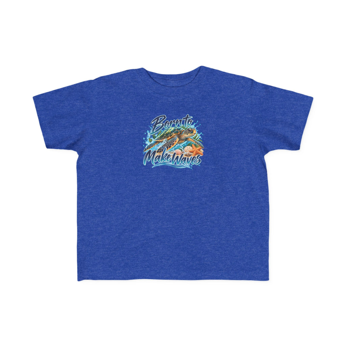 Toddler Tee - "Born to Make Waves" Surf Graphic Kids Shirt