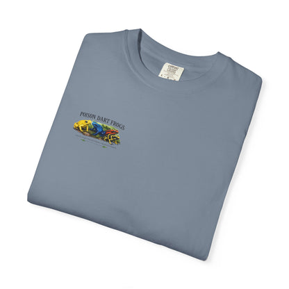 Poison Dart Frogs T-shirt | Colorful Frog Illustration, Amphibian Species Chart