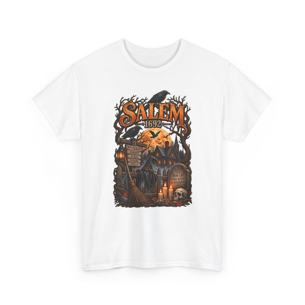 Salem Halloween Haunted House T‑Shirt