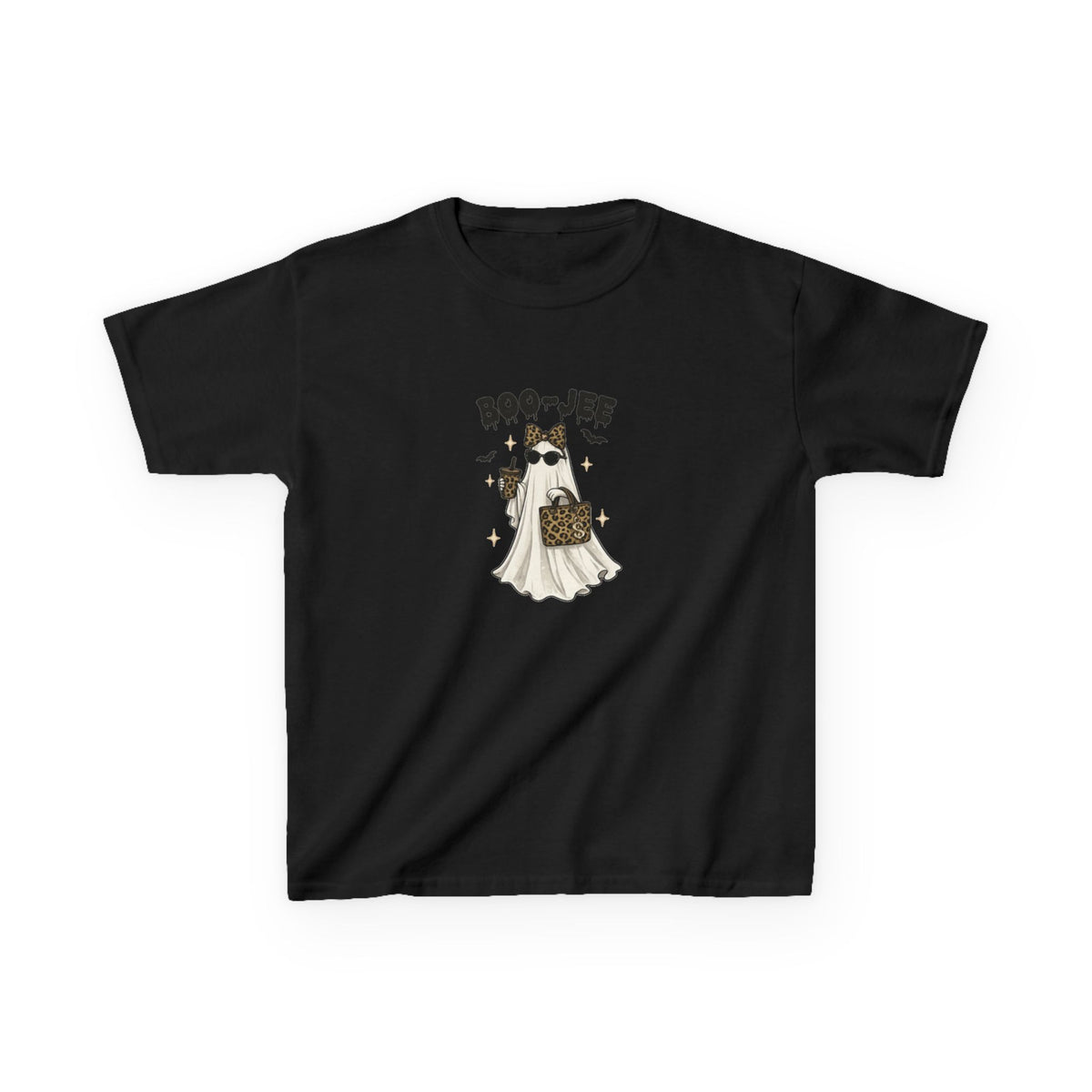 Kids Halloween 'Boo-Jee' Ghost Costume T‑Shirt — Cute Trick-or-Treat Tee