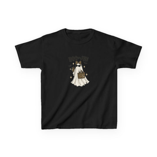 Kids Halloween 'Boo-Jee' Ghost Costume T‑Shirt — Cute Trick-or-Treat Tee